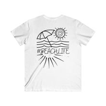 Load image into Gallery viewer, Wildwood is our Happy Place Men's Fitted V-Neck Short Sleeve Tee