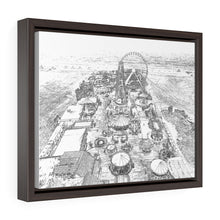 Load image into Gallery viewer, Art Sketch Wall Art Print Wildwood Boardwalk New Jersey Beach Sky View