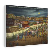Load image into Gallery viewer, Night At Wildwood Old Postcard Home Decor Wall Art Print Canvas