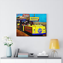 Load image into Gallery viewer, Oil Painting Wall Art Print Wildwood NJ Tramcar