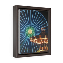 Load image into Gallery viewer, Canvas Print Wildwood Jersey Shore Morey's Piers Amusement Park Ferris Wheel Swings