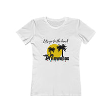 Load image into Gallery viewer, Let's Go to the beach Women's The Boyfriend Tee