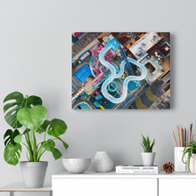 Load image into Gallery viewer, Canvas Print Water Park-Slides Aerial Wildwood