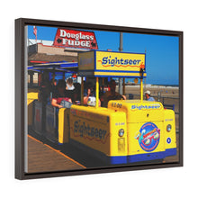 Load image into Gallery viewer, Canvas Print Wildwood New Jersey Shore Boardwalk Tramcar Douglas