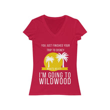 Load image into Gallery viewer, I'm Going to Wildwood WIldwood Days Women's Jersey Short Sleeve V-Neck Tee