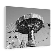 Load image into Gallery viewer, Wildwood Jersey shore Swings Black and White Photography Wall Art Print