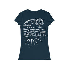 Load image into Gallery viewer, Women's Jersey Short Sleeve V-Neck Tee