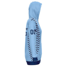 Load image into Gallery viewer, Tampa Bay Personalized Long Hoodie Light Blue
