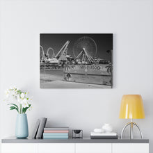 Load image into Gallery viewer, Black and White Photography Wall Art Print Wildwood Jersey Shore Ocean View