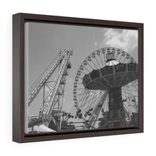 Load image into Gallery viewer, Black and White Photography Wall Art Print Wildwood NJ Boardwalk