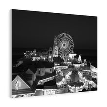 Load image into Gallery viewer, Black and White Photography Wall Art Print Moreys Piers Wildwood NJ