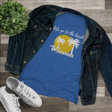 Load image into Gallery viewer, Wildwood NJ Beach Palm Tree Women's Triblend Tee