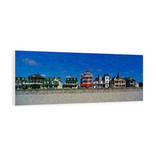 Load image into Gallery viewer, Gouache Digital Art painting Cape May NJ Beach Wall Art Print Panoramic