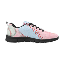 Load image into Gallery viewer, Baseball Sneakers Pale Blue & Pink