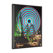 Load image into Gallery viewer, Canvas Print Wildwood Jersey Shore Morey's Piers Amusement Park Big Ferris Wheel