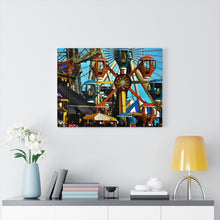 Load image into Gallery viewer, Watercolor Painting Wall Art Print Morey's Piers Wildwood New Jersey
