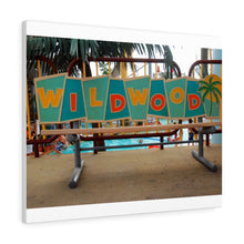 Load image into Gallery viewer, Canvas Print Wildwood Jersey Shore Morey's Piers Amusement Park