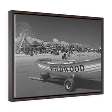 Load image into Gallery viewer, Black and White Photography Wall Art Print Wildwood New Jersey shore beach