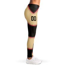 Load image into Gallery viewer, San Francisco Personalized Leggings Black & Tan