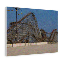 Load image into Gallery viewer, Gouache Digital Art painting Wildwood Jersey Roller Coaster Wall Art Print