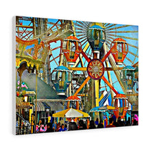 Load image into Gallery viewer, Oil Painting Wall Art Print Morey's Piers Wildwood New Jersey