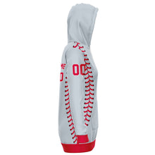 Load image into Gallery viewer, Seattle Personalized Long Hoodie Silver