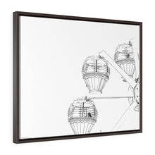 Load image into Gallery viewer, Art Sketch Wall Art Print Moreys Piers Wildwood NJ Beach Decor Hot Air Baloon