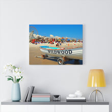 Load image into Gallery viewer, Watercolor Painting Wall Art Print Wildwood Jersey Shore Ocean View