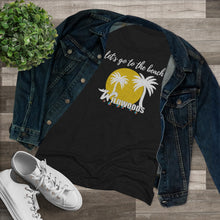 Load image into Gallery viewer, Wildwood NJ Beach Palm Tree Women's Triblend Tee