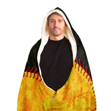 Load image into Gallery viewer, Pittsburgh Baseball Personalized Hooded Blanket Black & Gold