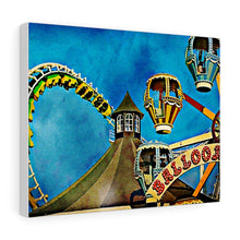 Load image into Gallery viewer, Wildwood Jersey shore Morey's Piers Oil Painting Wall Art Print