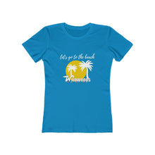 Load image into Gallery viewer, Let's Go to the beach Women's The Boyfriend Tee