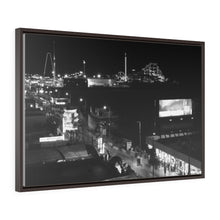 Load image into Gallery viewer, Wildwood New Jersey shore overview Black and White Photography Wall Art Print