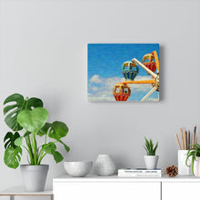 Load image into Gallery viewer, Gouache Digital Art painting Wall Art Print Wildwood Moreys Piers Beach Sky