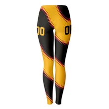 Load image into Gallery viewer, Pittsburgh Personalized Leggings Black & Gold