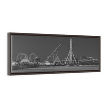 Load image into Gallery viewer, Black and White Photography Wall Art Print Panoramic WIldwood NJ