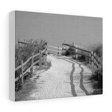 Load image into Gallery viewer, Black and White Photography Wall Art Print Beach Path Cape May
