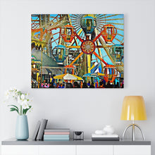 Load image into Gallery viewer, Oil Painting Wall Art Print Morey's Piers Wildwood New Jersey