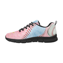 Load image into Gallery viewer, Baseball Sneakers Pale Blue & Pink