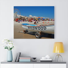 Load image into Gallery viewer, Canvas Print Wildwood New Jersey Shore Beach