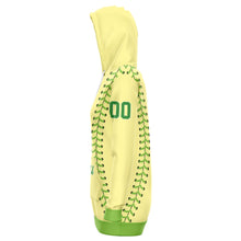 Load image into Gallery viewer, Personalized Long Hoodie Light Yellow and Green