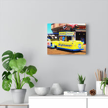 Load image into Gallery viewer, Watercolor Painting Wall Art Print Wildwood Boardwalk Tramcar