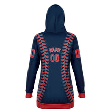 Load image into Gallery viewer, Boston Personalized Long Hoodie Navy Success