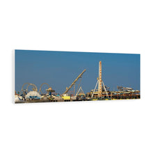 Load image into Gallery viewer, Watercolor Painting Wall Art Print Panoramic Wildwood New Jersey boardwalk