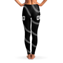 Load image into Gallery viewer, Personalized Leggings Black
