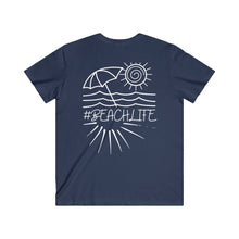 Load image into Gallery viewer, Wildwood is our Happy Place Men's Fitted V-Neck Short Sleeve Tee