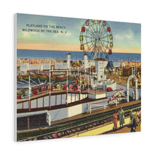 Load image into Gallery viewer, Old WIldwood Ferris Wheel Home Decor Wall Art Print Canvas