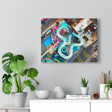 Load image into Gallery viewer, Watercolor Painting Wall Art Print Water park Wildwood NJ
