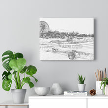 Load image into Gallery viewer, Art Sketch Wall Art Print Wildwood Crest life guard boats New Jersey beach