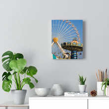 Load image into Gallery viewer, Canvas Print Wildwood New Jersey Morey's Piers Amusement Park Portrait